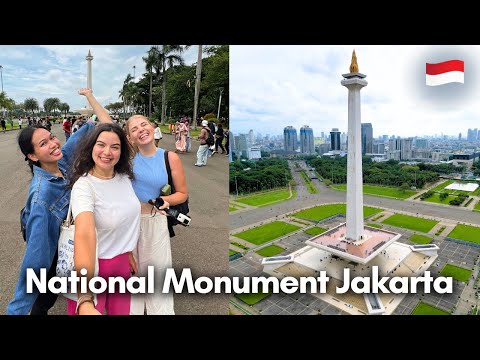 Exploring National Monument Jakarta, Souvenir shopping & Local food ????????