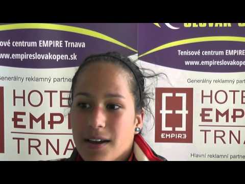 EMPIRE Slovak Open 2014: Tamara Kupková - Reka-Luca Janiová 6:7(2), 6:3, 1:6