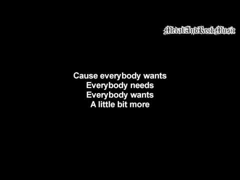 Three Days Grace - One Too Many | Lyrics on screen | HD