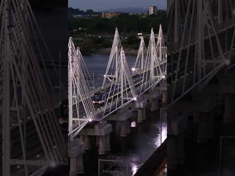 Así es el nuevo puente ferroviario sobre el río Biobío