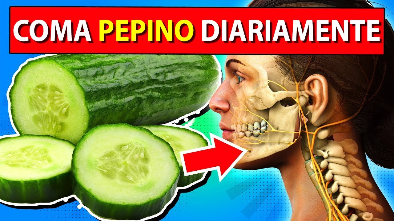 12 Razões PODEROSAS Pelas Quais Você Deve Comer PEPINO Diariamente