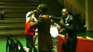 Prophet Passion Preaching and Prophesying in Tongues and his Son intepreting