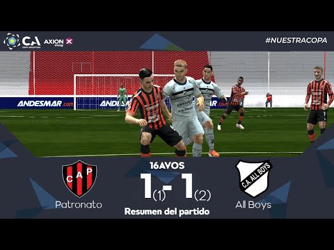 16avos: Patronato 1(1) - 1(2) All boys / Copa Argentina 2023
