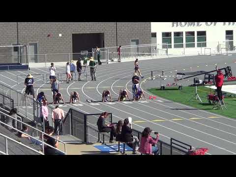 VarB 100m vs Newport 3-28-18 - Los Alamitos Boys