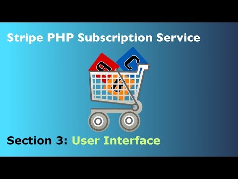 How to Create Stripe PHP Subscription eCommerce User Interface