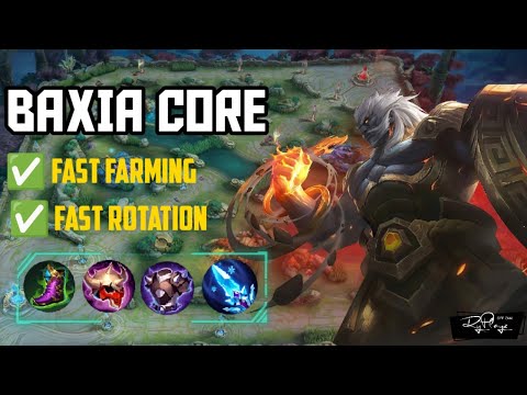 Tank is the new CORE | Baxia core + Jungle Emblem & Best Build 2022 | MLBB