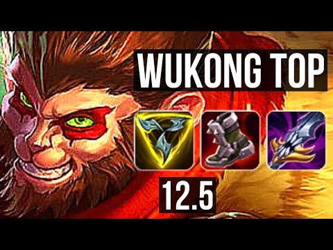 WUKONG vs CASSIOPEIA (TOP) | 2.5M mastery, 7 solo kills, 500+ games, Godlike | NA Master | 12.5