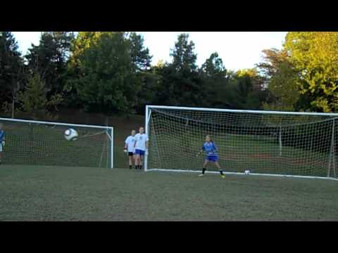 Philip Poole Elite Goalkeeper Training - getting into line session/double shot session