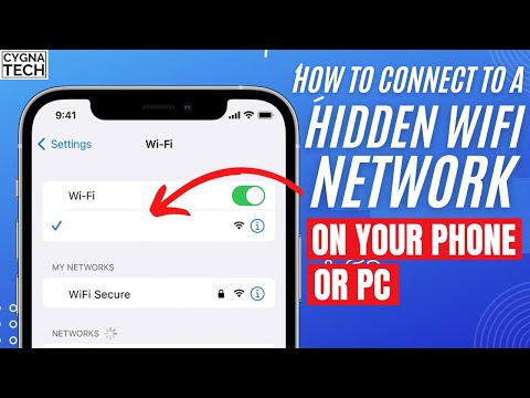How to Connect To Your Hidden WiFi Network Manually | Connect Android Phone or Win PC To Hidden WiFi