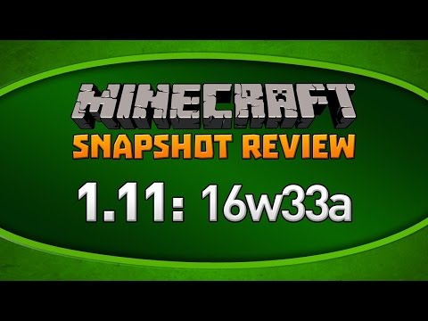 GreekGamerHere -  Minecraft Snapshot Review - 1.11 |  16w33a: We burn them with more!