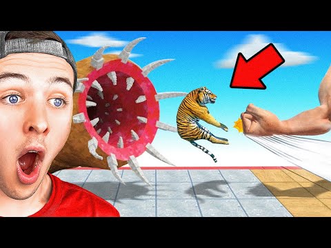 Reacting to the BEST EPIC PUNCH SIMUALTOR (ARBS)