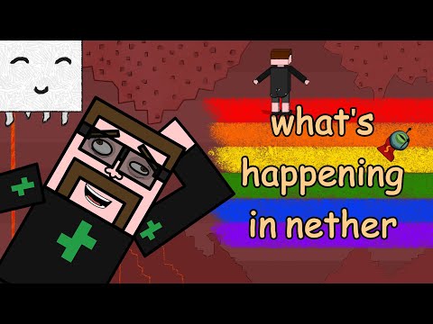 Animation minecraft - A normal day in Nether - the first episode of Wikimotion - A normal day in Nether