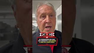 PARTE FÍSICA FOI DECISIVA? Zico fala sobre derrota do Flamengo para o Lanús na Recopa