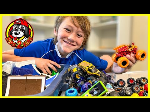 KIDS PLAY-ALONG | BUILD WITH CALEB A MONSTER TRUCK STADIUM