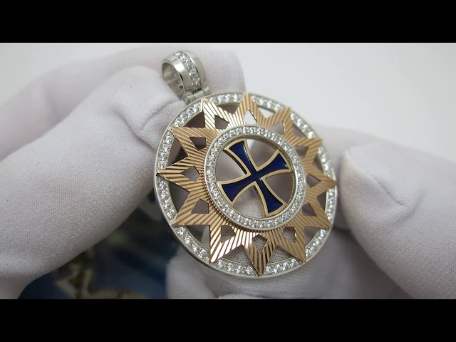 Серебряный кулон "Звезда Эрцгаммы" ксх32 Видеообзор