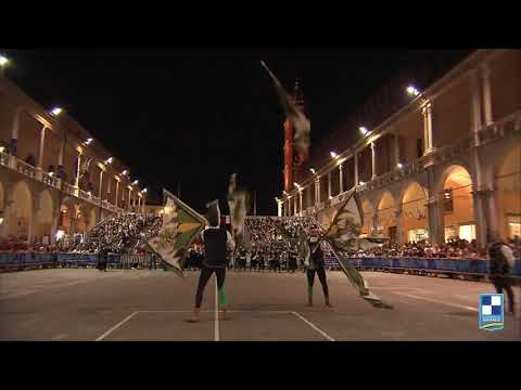 TENZONE AUREA 2019 FINALE COPPIA SANSONI-SERMARINI SBANDIERATORI PORTA MAGGIORE-ASCOLI PICENO