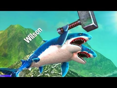 Double Head Shark Attack - Hungry Shark Two Headed Sharks Attack Gameplay (iOS/Android)
