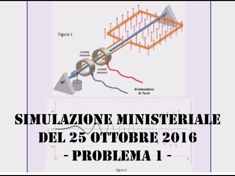 SIMF06 - Problema 1 - Simulazione della seconda prova di Fisica - 25 ottobre 2016