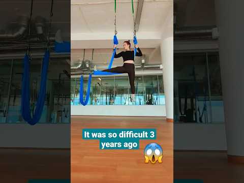 Easy Hammock Trick for Begginers #aerialyoga #acrobatics #aerialdance  #flexibility