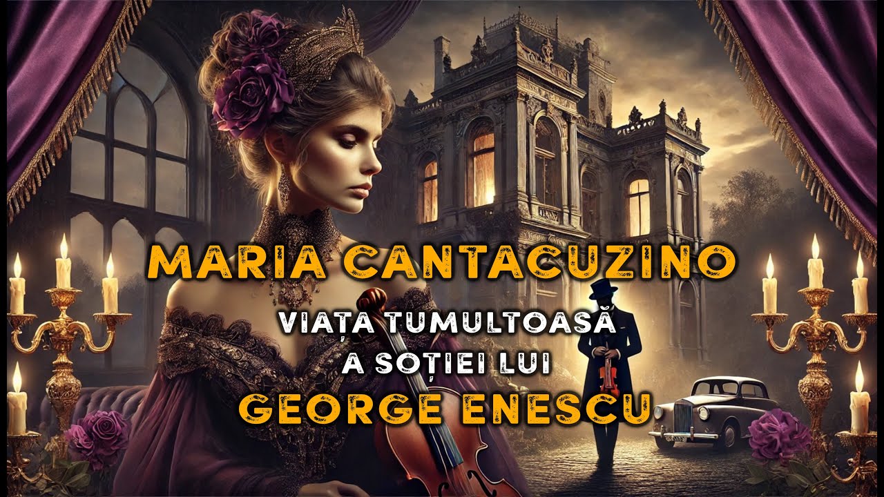 MARIA CANTACUZINO 💔🎻 Viața tumultoasă a soției lui GEORGE ENESCU ❗ Mistere Nedescifrate ale Istoriei