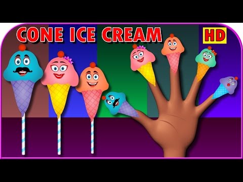 Ice Cream Finger family Songs 3D | Finger Family Cartoon Animation Nursery Rhymes