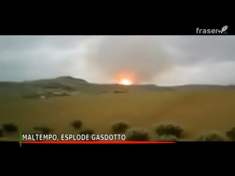 MALTEMPO esplode gasdotto