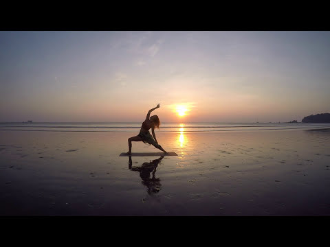 Sunset Beach Yoga in Koh Phayam