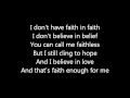 Rush-Faithless (Lyrics)