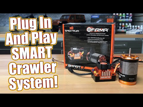 Most Advanced Crawler ESC Ever? Spektrum SMART / Telemetry Sensored Brushless System | RC Driver