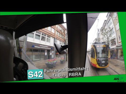 Führerstandsmitfahrt AVG | S42 Heilbronn HBF - Bad Rappenau (THB - RBRA)