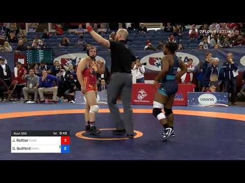 76 Kg Semifinal Jessika Rottier Rabid Dawg Wrestling Club Vs Dymond Guilford Titan Mercury Wrestli