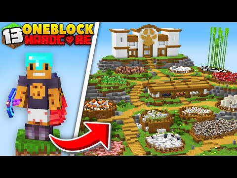 I Built a ZOO For EVERY Animal on One Block Minecraft