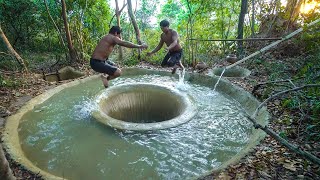 Build Tunnel  Swimming Pool Water Slide To Temple 
