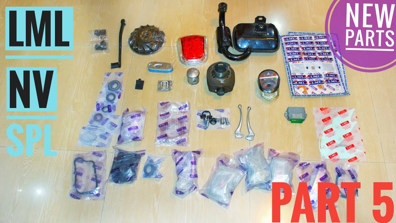 Full Box of Scoter Parts || LML NV Spl Xpress 5 || Restoration Part 5 || Desi Motard || BLOOPERS !!!
