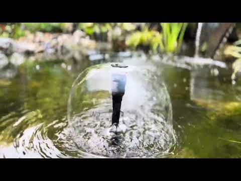 POPOSOAP Solar Water Pump with Pond Filter, 25W Solar Pond Filter