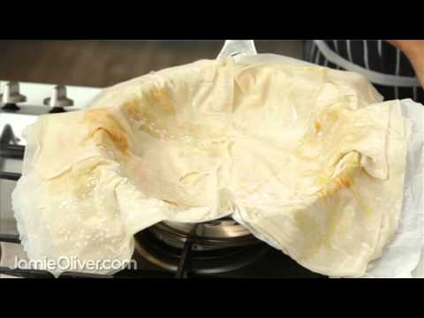 How To - assemble the spinach and feta filo pie from 30-Minute Meals