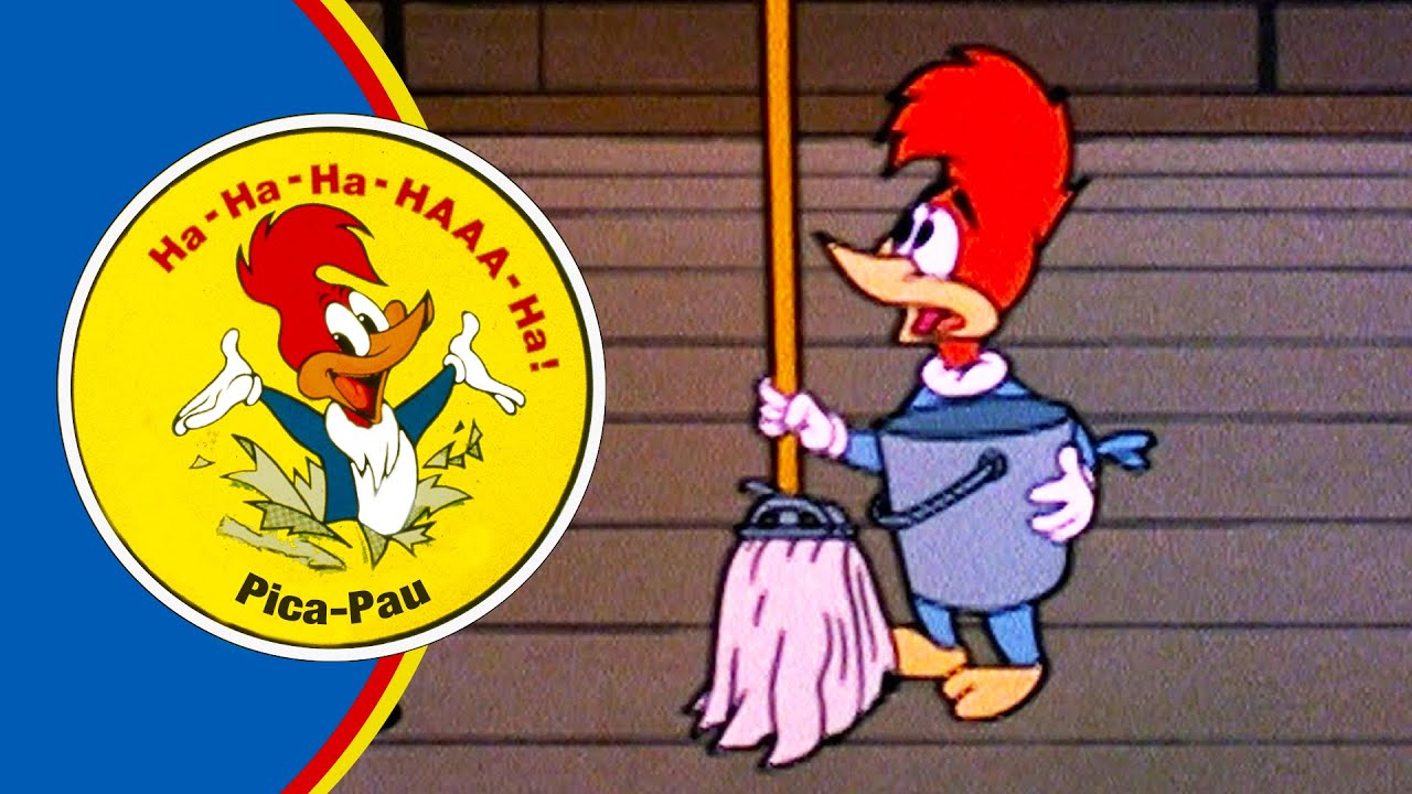 Pica-Pau Escapa do Capitão | 2.5 Horas de Episódios Antigos | Pica-Pau em Português