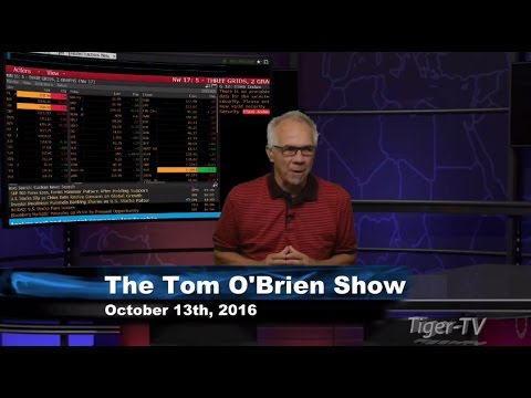 Daily Stock Market Recap by Tom O'Brien October 13th