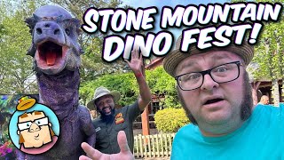 Stone Mountain's Dino Fest - Sky Buckets, Train and Animatronic Dinosaurs - Stone Mountain, GA