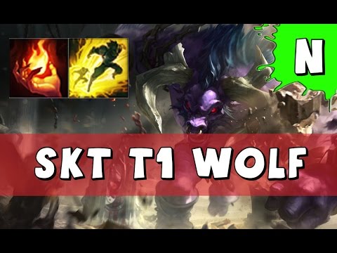 SKT T1 Wolf as Alistar vs Trundle SUPPORT - S6 Challenger SoloQ - League of Legends