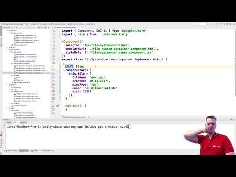 The Advanced Photo Sharing App | S1p98 | Opening for file Input on file details component
