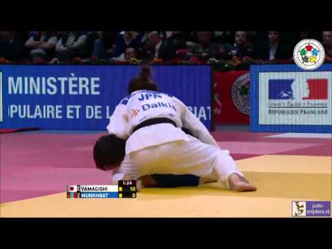 Judo 2014 Grand Slam Paris: Yamagishi (JPN) - Munkhbat (MGL) [-48kg] final