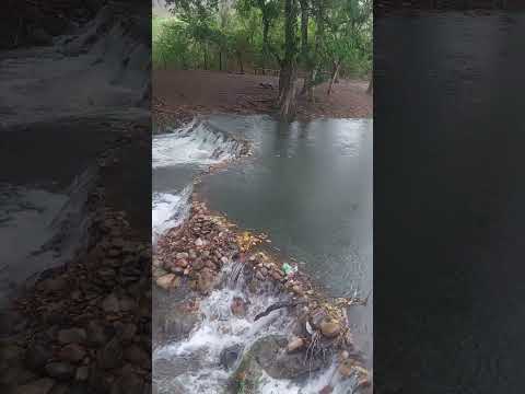 Crecida del río Santa María en Santa María de Cariaco, Municipio Ribero del estado Sucre