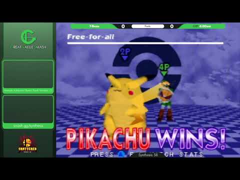 Super Smash Bros 64: T-Beau (Pikachu / Captain Falcon) V 6:00am (Link) - Synthesis 58