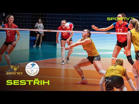Šelmy Brno vs. PVK Olymp Praha 0:3 | DATART Extraliga ženy | SESTŘIH