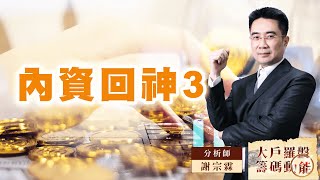 內資回神3｜大戶羅盤籌碼動能 ｜謝宗霖 (圖)