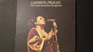 What Are You Doing The Rest Of Your Life (4:10) - Carmen McRae #classicjazz #jazzmusic