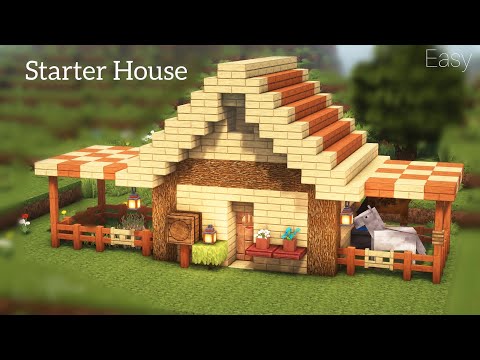 Secret Easy Way to Build a Small Starter House in Minecraft