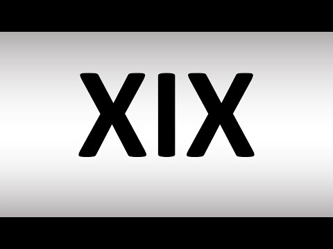How to Pronounce XIX