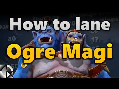 How to play Ogre Magi in the lane | Dota 2 7.28c